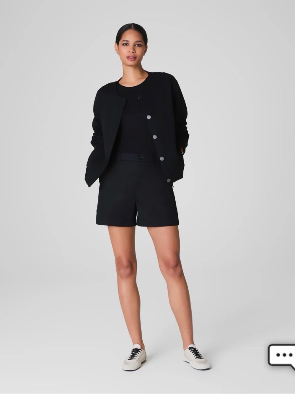 #689 SPANX Black Waistband Shorts. Brand Spanking New with tags.